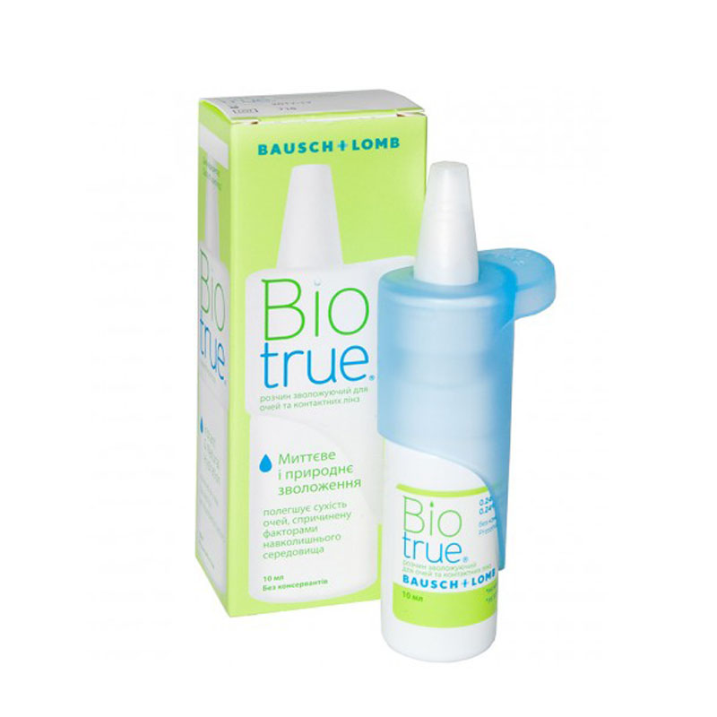 Зволожуючі краплі Biotrue Drops Bausch&Lomb